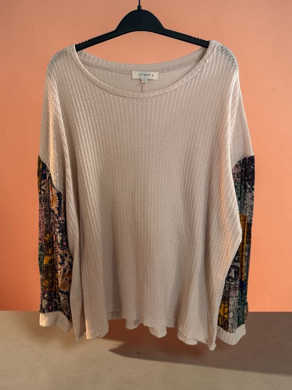 Women's Umgee Boho Sleeved Long Sleeved Sweater 1XL